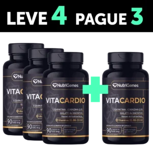 VITACARDIO 90 CÁPSULAS - LEVE 4 PAGUE 3