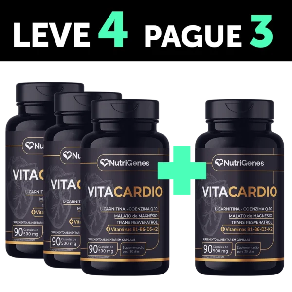 VITACARDIO 90 CÁPSULAS - LEVE 4 PAGUE 3