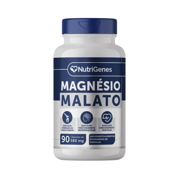 MAGNÉSIO MALATO 90 CÁPSULAS