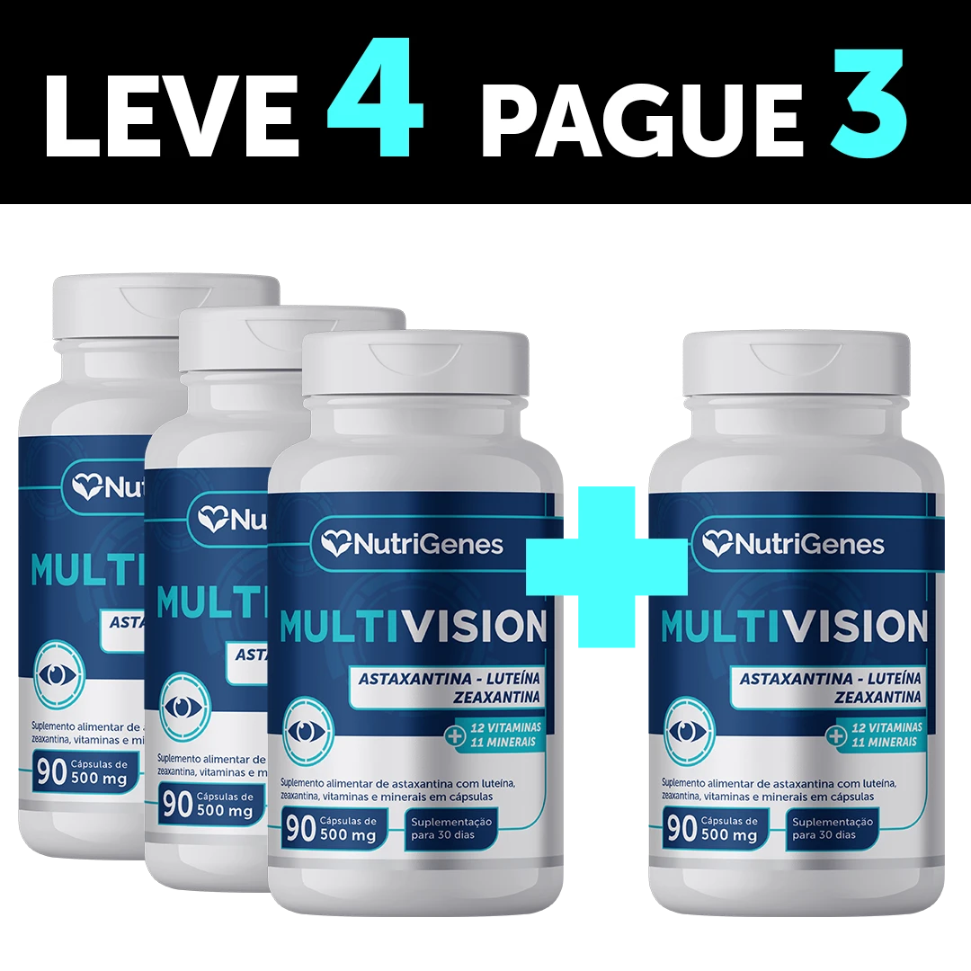 MULTIVISION 90 CÁPSULAS - LEVE 4 PAGUE 3
