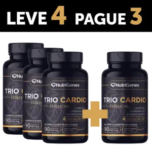 TRIO CARDIO ESSENCIAL 90 CÁPSULAS - LEVE 4 PAGUE 3